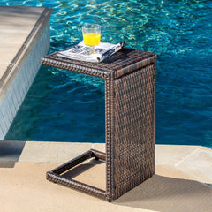 Side Table Make the Most of A Small Patio with the Small Footprint of this Bucharest Outdoor Side Table Perfect for Side TAble