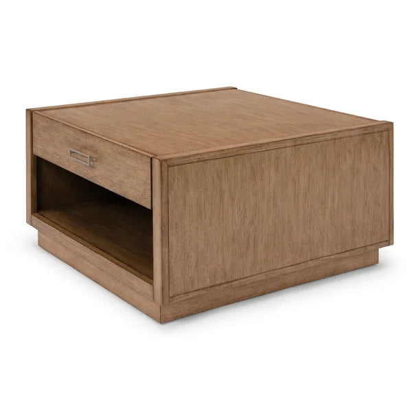 Bucher Block modern accent Coffee Table with Storage Provide Storage Space