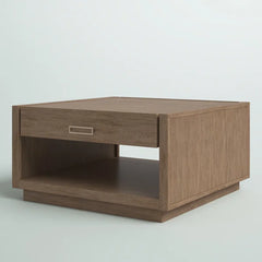 Bucher Block modern accent Coffee Table with Storage Provide Storage Space