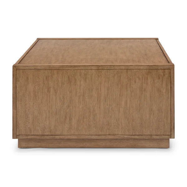 Bucher Block modern accent Coffee Table with Storage Provide Storage Space