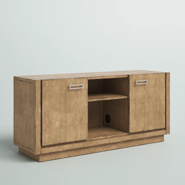 Bucher TV Stand for TVs up to 65" with Cable Management and Adjustable Shelves