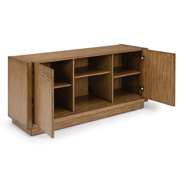 Bucher TV Stand for TVs up to 65" with Cable Management and Adjustable Shelves