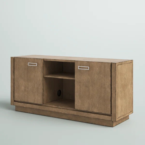 Bucher TV Stand for TVs up to 65" with Cable Management and Adjustable Shelves