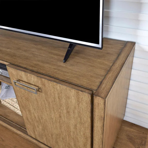 Bucher TV Stand for TVs up to 65" with Cable Management and Adjustable Shelves