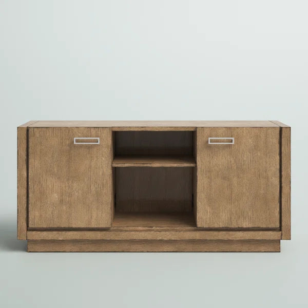 Bucher TV Stand for TVs up to 65" with Cable Management and Adjustable Shelves