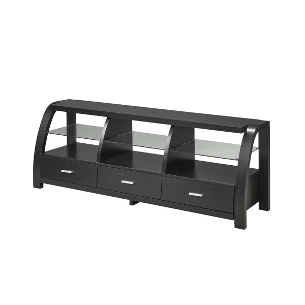 Dark Cherry Bucklin TV Stand for TVs up to 65" with Sound Bar Shelf