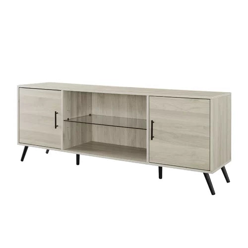 Birch Bulhary TV Stand for TVs up to 65" Adjustable Rubber Feet