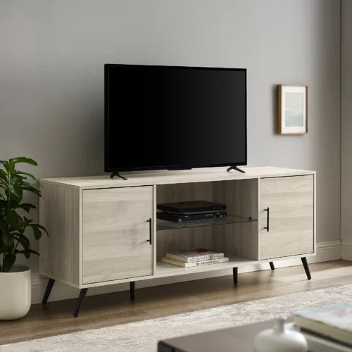 Birch Bulhary TV Stand for TVs up to 65" Adjustable Rubber Feet