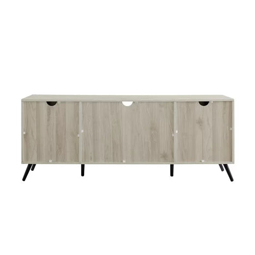 Birch Bulhary TV Stand for TVs up to 65" Adjustable Rubber Feet