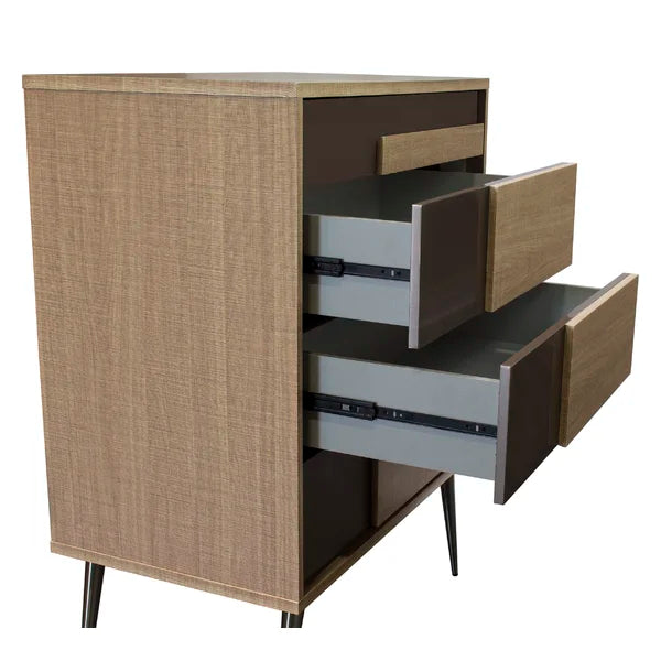 Solid Wood Bulluck 4 Drawer 31.5'' W Offer Plenty Storage Space