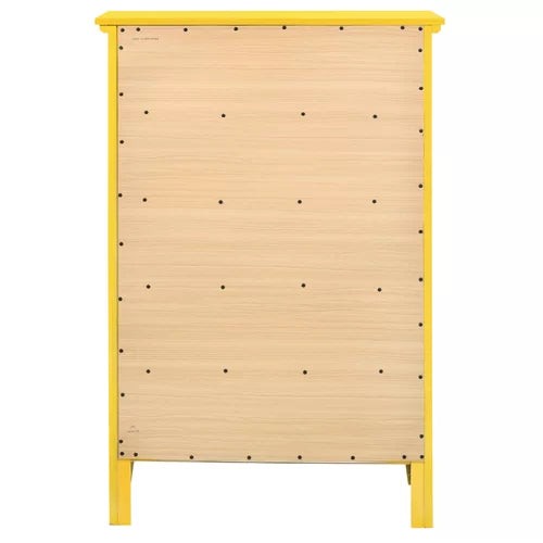 Yellow Burchinal 32'' W Chest Crafted from a Blend of Solid Design