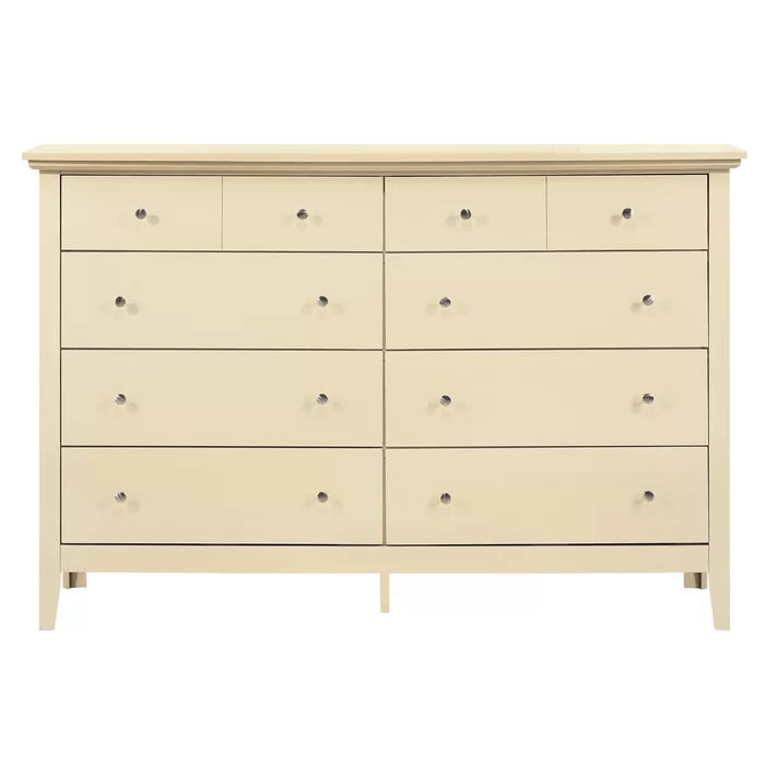 Burchinal 8 Drawer 59'' W Solid Wood Double Dresser