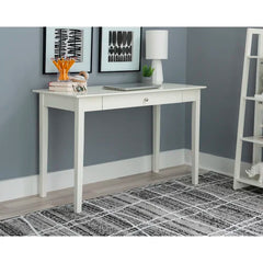 White Burroughs Desk Indoor Aesthetically Home Furniture Design