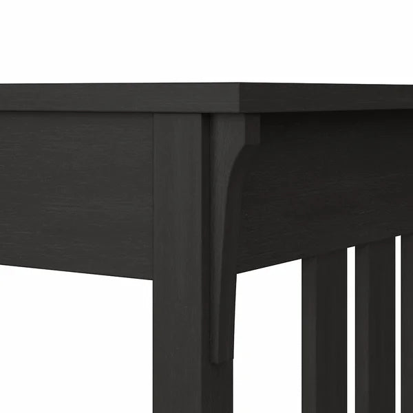 Vintage Black Bush Furniture Salinas 60W L Shaped Writing Desk In Cape Cod Gray