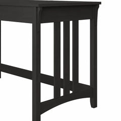 Vintage Black Bush Furniture Salinas 60W L Shaped Writing Desk In Cape Cod Gray