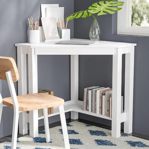 Caceres Corner Desk Crafted from Laminated Design