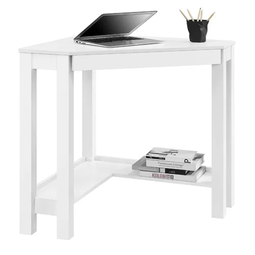 Caceres Corner Desk Crafted from Laminated Design