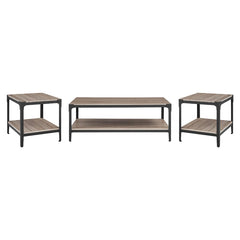 Driftwood 3 Piece Coffee Table Set Plenty of Space To Set Down Snacks, Magazines, and More As you Lounge