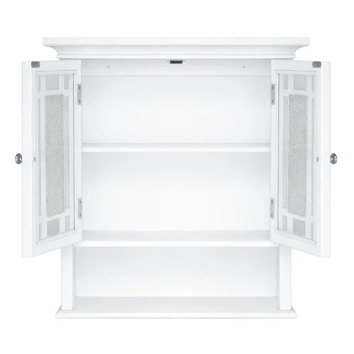 White 22'' W x 24'' H x 7'' D Removable Bathroom Cabinet
