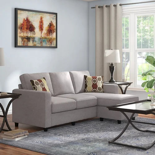 Campbelltown 78.5" Wide Reversible Sofa & Chaise with Ottoman Design