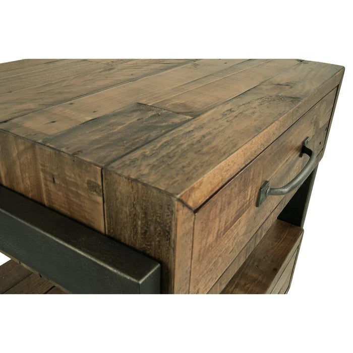 Brown Candice 28'' Tall 2 - Drawer Nightstand Perfect for Bedside
