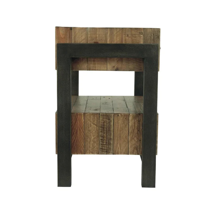 Brown Candice 28'' Tall 2 - Drawer Nightstand Perfect for Bedside