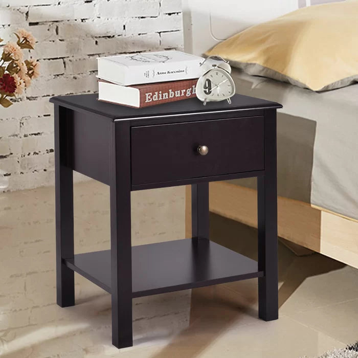 Canndale 23'' Tall 1 - Drawer Nightstand in Brown Perfect Organize