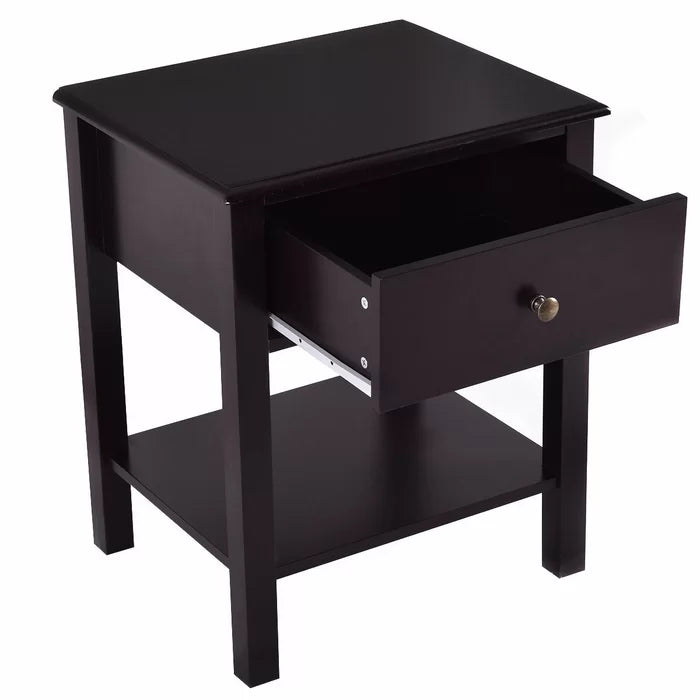 Canndale 23'' Tall 1 - Drawer Nightstand in Brown Perfect Organize