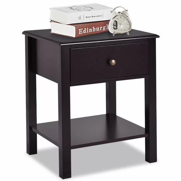 Canndale 23'' Tall 1 - Drawer Nightstand in Brown Perfect Organize