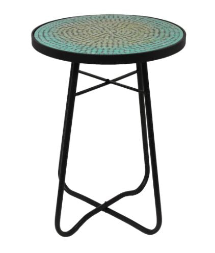 Round Patio Side Accent Table Give Any Indoor or Outdoor Space A Charming Touch
