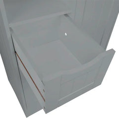 Gray Caril 22.05'' W x 32.1'' H x 13.39'' D Free-Standing Bathroom Cabinet