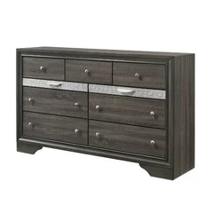 Carman 9 Drawer 63'' W Double Dresser Sophisticated Traditional Look