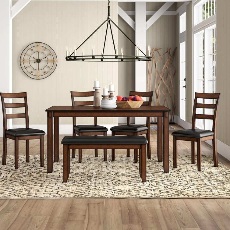 6 seater shop triangle dining table