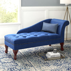 Tufted Right Arm Chaise Lounge with Storage Perfect For Bedroom Living Room