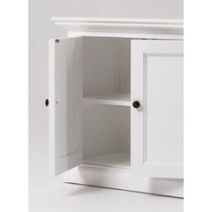 White Cate 86.6'' H x 35.43'' W Solid Wood Standard Bookcase