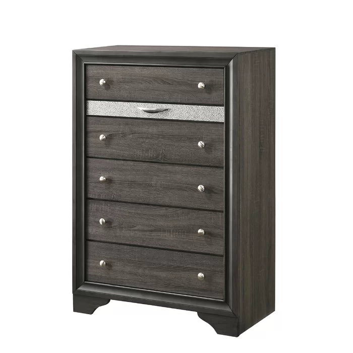 Cavazos 6 Drawer 34.25'' W Solid Wood Double Dresser