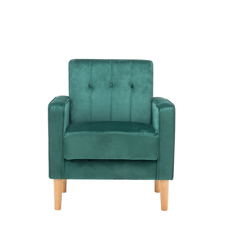 33'' Wide Tufted Velvet Armchair Utmost Quality Indulge Yourself in This Stylish Chair
