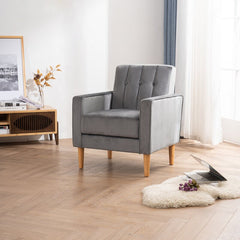 33'' Wide Tufted Velvet Armchair is Designed with the Utmost Quality