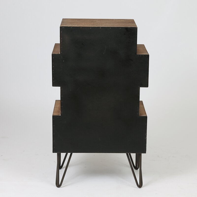 33.5'' Tall 4 - Drawer Accent Chest Used As A Side Table, Night Stand, or Additional sStorage for Office, Hallway