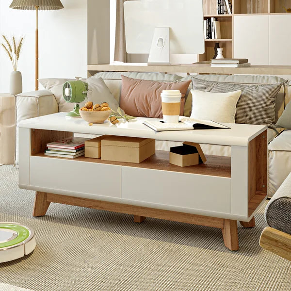 Caytlin Solid Wood TV Stand for TVs up to 50" 5 with Firm Legs with Anti-Slip Foot Pads