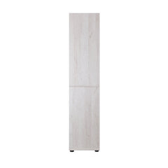 White Oak 70.75'' H x 15.5'' W Corner Bookcase Update your Modern Home Office with this Contemporary Corner Cabinet