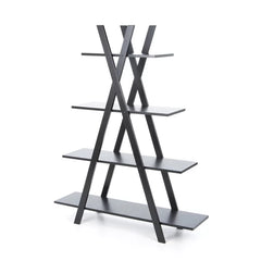 Cerro 59'' H x 46'' W Ladder Bookcase Provide Comfortable Display Space