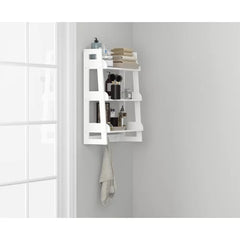 White 19.5'' W x 26'' H x 8'' D Wall Mounted Bathroom Shelves