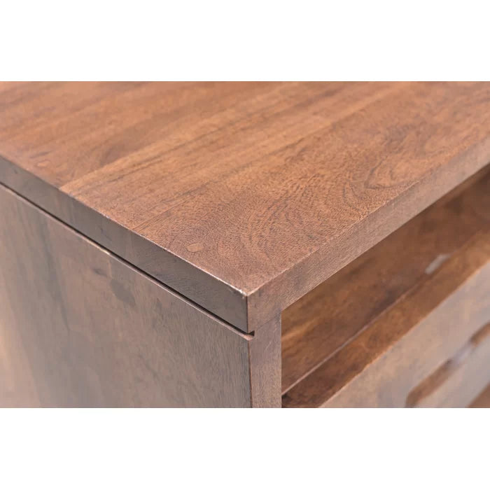 Chamelee 21.5'' Tall 1 - Drawer Nightstand in Brown Perfect Additional Storage Space