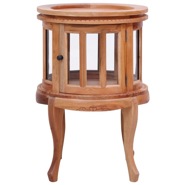 29.9'' Tall 2 - Door Round Accent Cabinet ideal for Displaying Decorative Objects, Photo Frames, Potted Plants