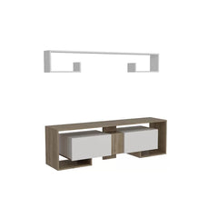 Solid Wood Chanler TV Stand for TVs up to 78" with Sound Bar Shelf Modern Design