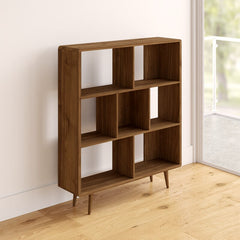 52.5'' H x 45'' W Cube Bookcase Open Back Panels Make Act As Stylish Stages To Display Decorative Accents