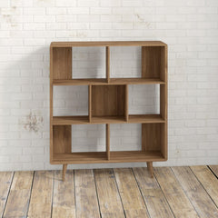 52.5'' H x 45'' W Cube Bookcase Open Back Panels Make Act As Stylish Stages To Display Decorative Accents