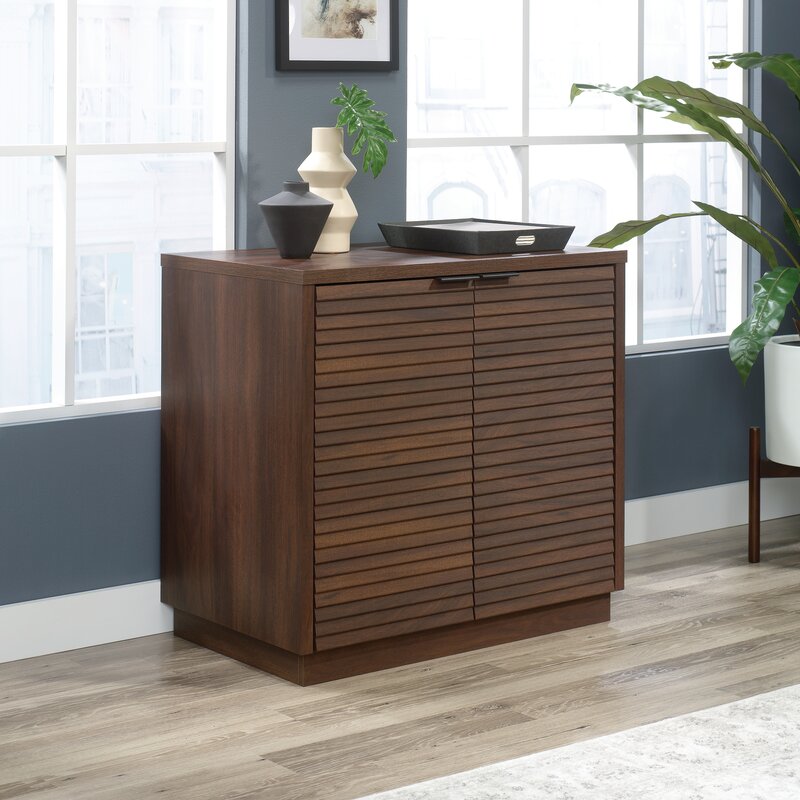 30.866'' Wide 1 - Shelf Storage Cabinet Adjustable Shelf That Can Move To Different Heights, Creating Flexible Storage for Items