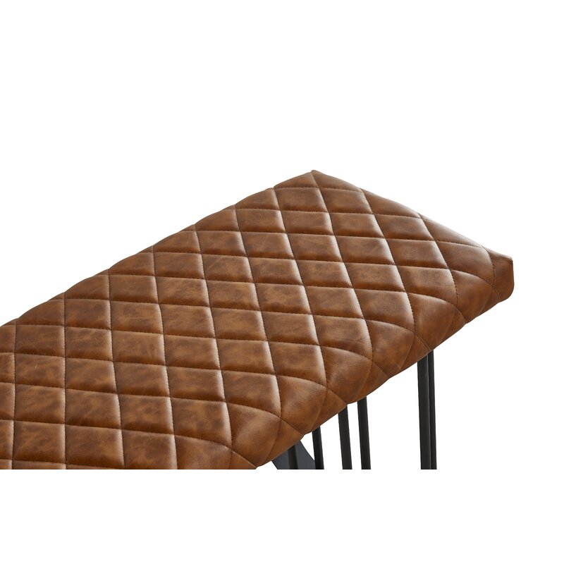 Faux Leather Bench Perfect for Flexible Seating and On-Trend Style, A Bench Like this is A Great Option for Seating Multiple